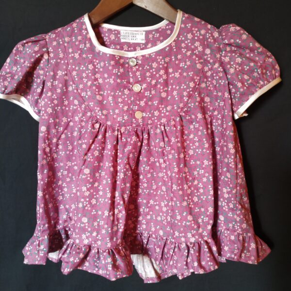 Bloemetjes blouse roze